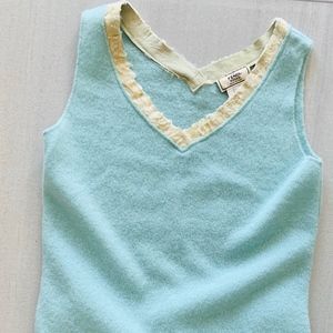 Vintage FENDI wool and fur tank